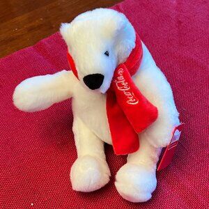 2011 COCA COLA POLAR BEAR 8" PLUSH-NEW!